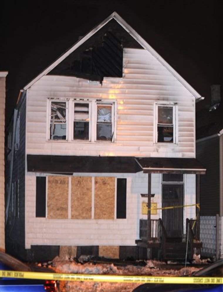 Seven people were killed when a fire broke out in this home in Cicero, Ill., on Sunday. The victims include a newborn baby, a 3-year-old and four teenagers.